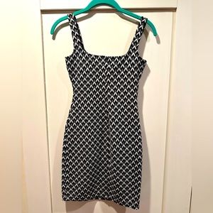 American Apparel Black and White Dress